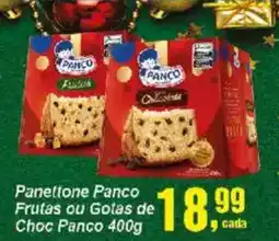Negreiros Panettone Panco Frutas ou Gotas de Choc Panco oferta