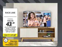 Lojas Cem Rack line oferta