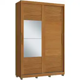 Benoit Guarda-Roupa Roupeiro Casamia Thales com Espelho 2 Portas Deslizantes 3 Gavetas MDF oferta