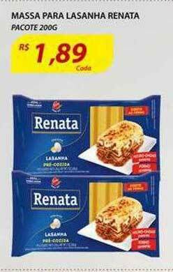 Massa Para Lasanha Renata