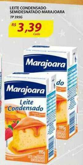 Assaí Atacadista Leite Condensado Semidesnatado Marajoara oferta