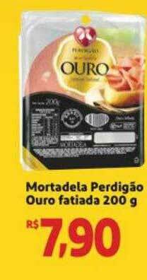 Atacado Máximo Mortadela Perdigão Ouro Fatiada oferta