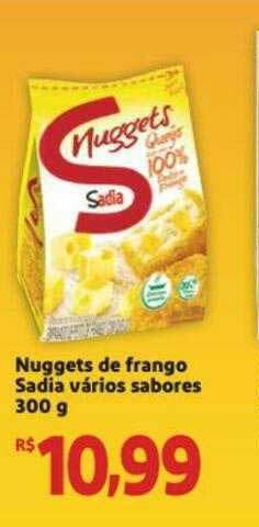 Atacado Máximo Nuggets De Frango Sadia Vários Sabores oferta
