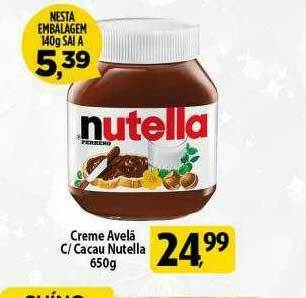 Creme Avelã C Cacau Nutella