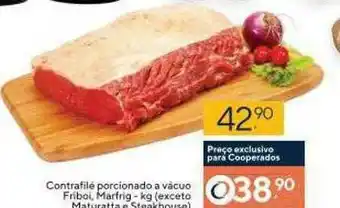 Coop Contrafilé Porcionado A Vácuo Friboi Marfrig oferta