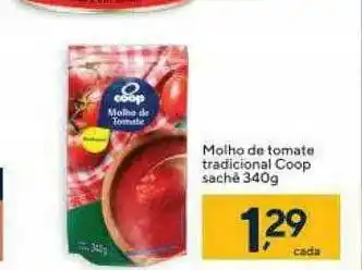 Coop Molho De Tomate Tradicional Coop oferta