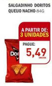 Decisão Atacarejo Salgadinho Doritos Queijo Nacho oferta
