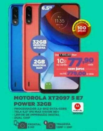 Móveis Simonetti Motorola Xt2097 5 E7 Power 32gb oferta