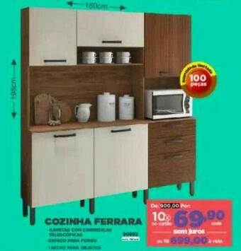 Móveis Simonetti Cozinha Ferrara oferta