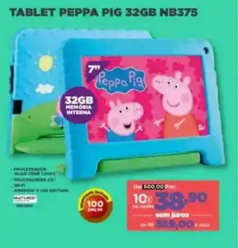 Tablet Peppa Pig 32gb Nb375