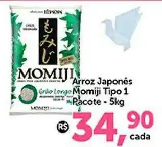 Shibata Supermercados Arroz Japonês Momiji Tipo 1 oferta