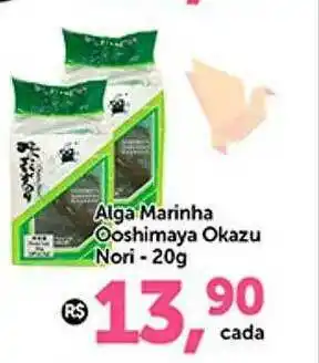 Shibata Supermercados Alga Marinha Ooshimaya Okazu Nori oferta