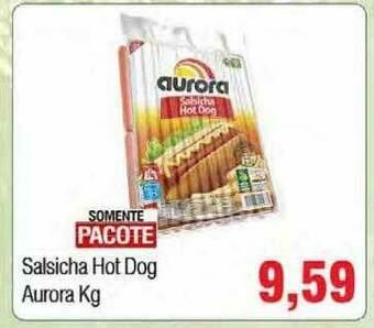Spani Atacadista Salsicha Hot Dog Aurora Kg oferta