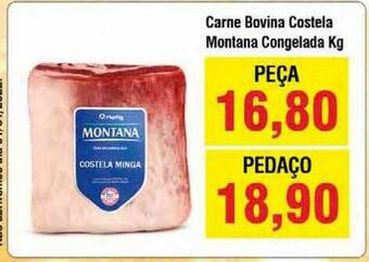 Spani Atacadista Carne Bovina Costela Montana Congelada Kg oferta