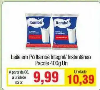 Spani Atacadista Leite Em Pó Itambé Integral Instantâneo oferta