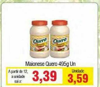 Spani Atacadista Maionese Quero oferta