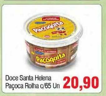 Spani Atacadista Doce Santa Helena Paçoca Rolha C 65 oferta