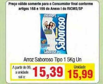 Spani Atacadista Arroz Saboroso Tipo 1 oferta