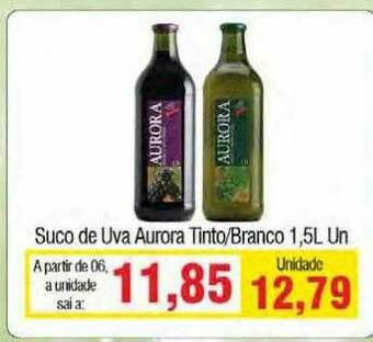Spani Atacadista Suco De Uva Aurora Tinto Branco oferta