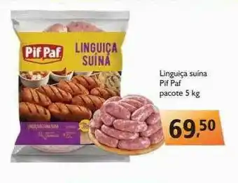 Supermercados ABC Linguiça Suina Pif Paf oferta