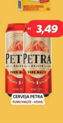 Supermercados Rena Cerveja Petra oferta