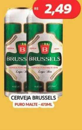 Supermercados Rena Cerveja Brussels oferta