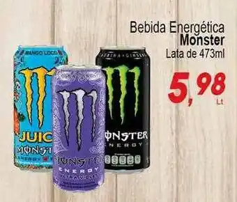 Villefort Atacadista Bebida Energética Monster oferta
