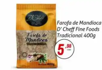 Farofa De Mandioca D'cheff Fine Foods Tradicional