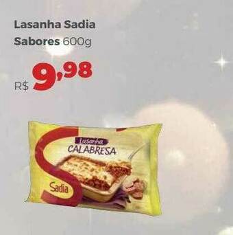 Villarreal Supermercados Lasanha Sadia Sabores oferta