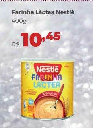 Villarreal Supermercados Farinha Láctea Nestlé oferta