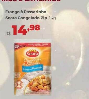 Villarreal Supermercados Frango à Passarinho Seara Congelado Zip oferta