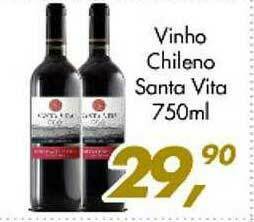 Barbosão Extra Supermercados Vinho Chileno Santa Vita oferta