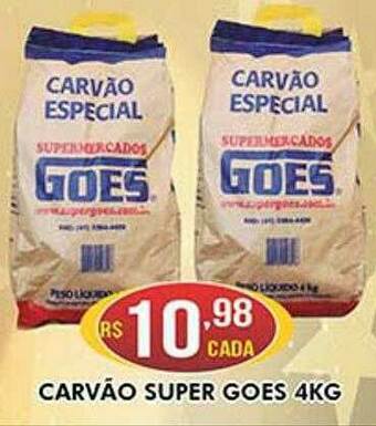 Supermercados Goes Carvão Super Goes oferta