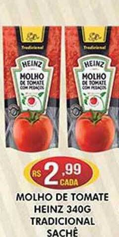 Supermercados Goes Molho De Tomate Heinz Tradicional oferta
