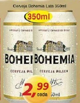 Supermercados Guanabara Cerveja Bohemia Lata 350ml oferta