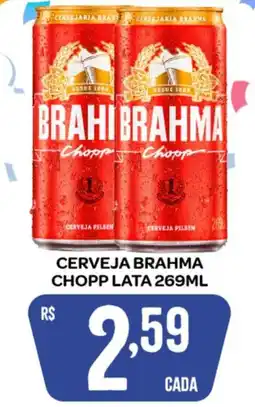 Atacadão Dia a Dia Cerveja brahma chopp lata oferta