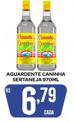Atacadão Dia a Dia Aguardente caninha sertaneja oferta
