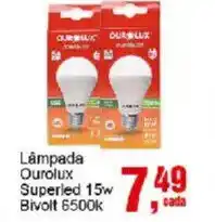 Negreiros Lâmpada Ourolux Superled 15w Bivolt 6500k oferta