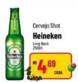 Max Atacadista Cerveja Shot Heineken Long Neck oferta