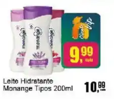 Negreiros Leite Hidratante Monange Tipos oferta