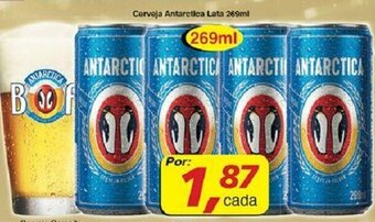 Supermercados Guanabara Cerveja Antarctica Lata 269ml oferta