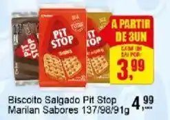 Negreiros Biscoito Salgado Pit Stop Marilan Sabores oferta
