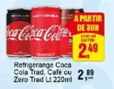 Negreiros Refrigerange Coca Cola Trad. Café ou Zero Trad Lt oferta
