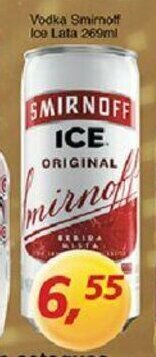 Supermercados Guanabara Vodka Smirnoff Ice lata 269ml oferta