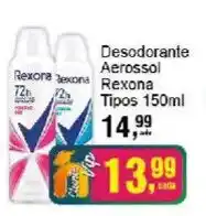 Negreiros Desodorante Aerossol Rexona Tipos oferta