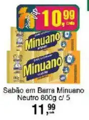 Negreiros Sabão em Barra Minuano Neutro oferta