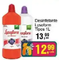 Negreiros Desinfetante Lysoform Tipos oferta