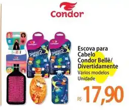Atacadão Escova para Cabelo Condor Belle/ Divertidamente oferta