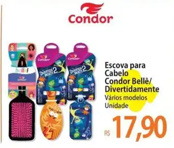 Escova para Cabelo Condor Belle/ Divertidamente
