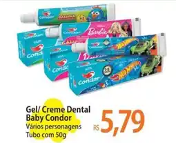 Atacadão Gel/Creme Dental Baby Condor oferta